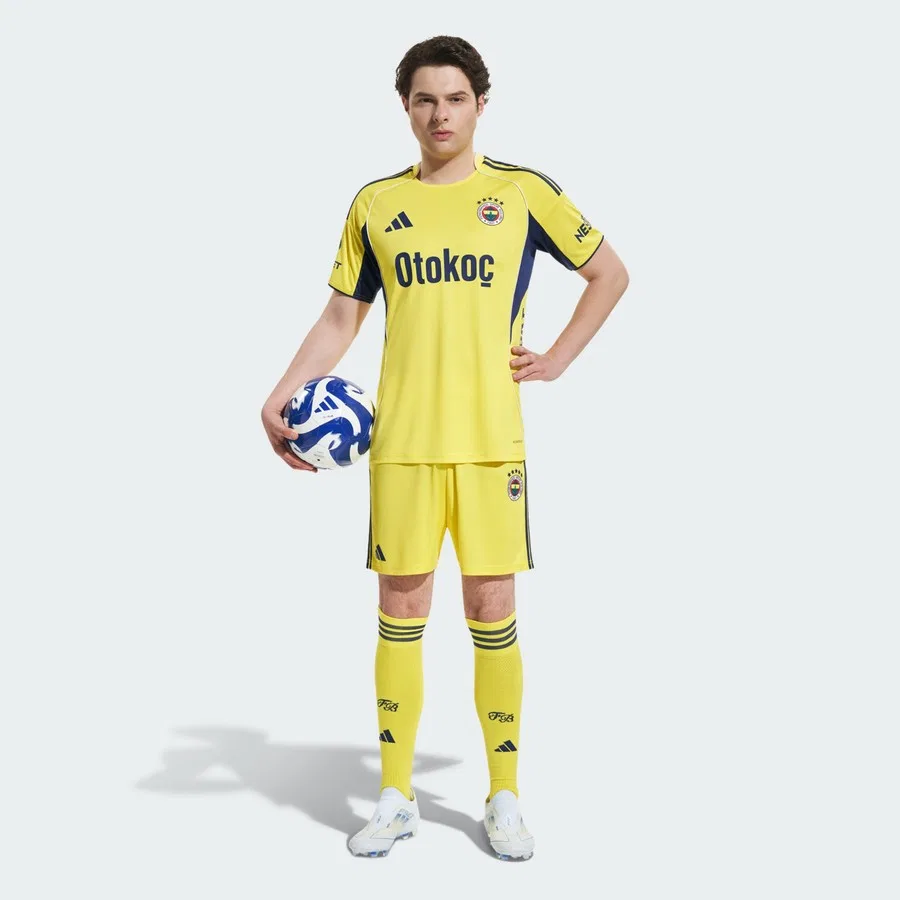 Футболка Adidas Performance Fenerbahce 2025/2026 Away Jersey, Желтый — фото 2
