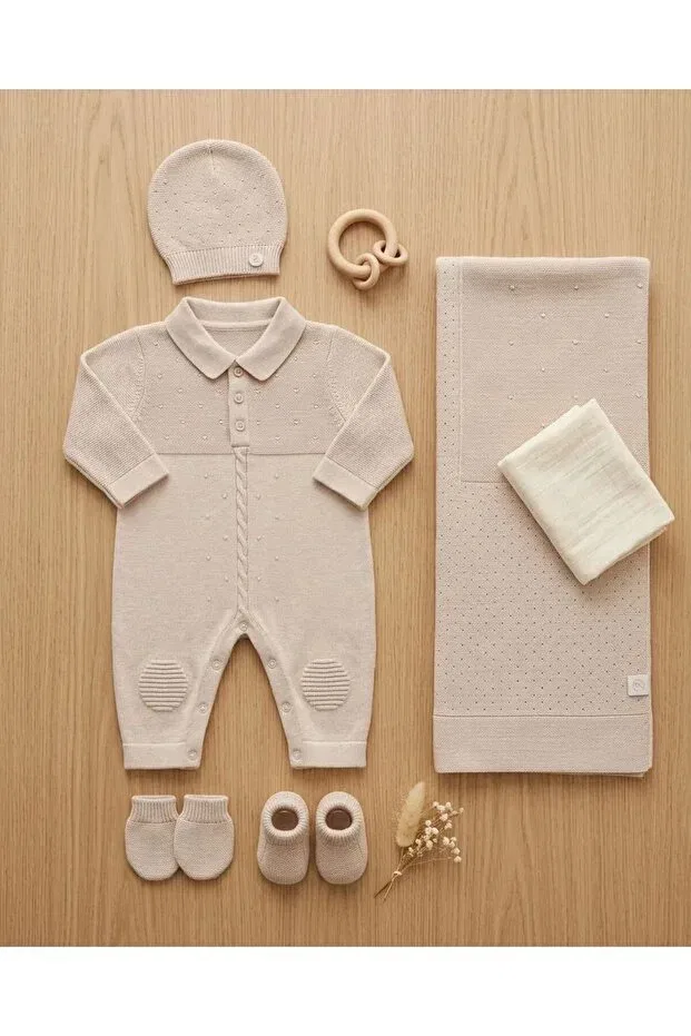 Детский комплект одежды для новорожденных из трикотажа Mummys Love, Coffee With Milk