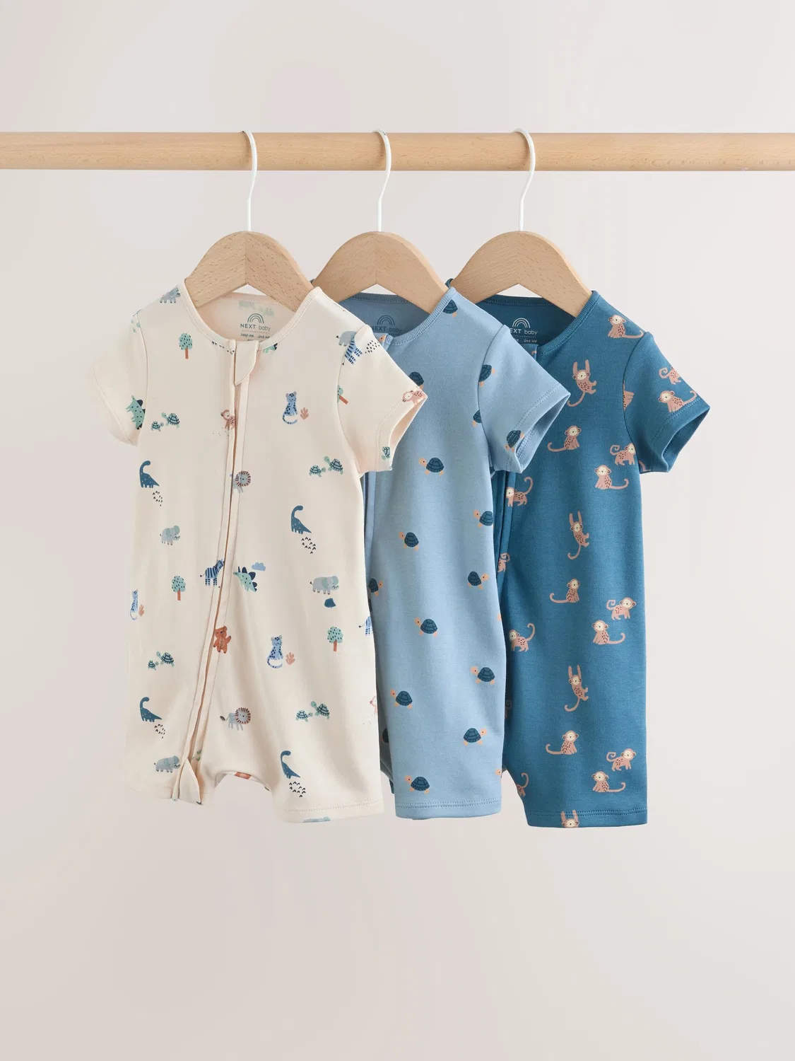 Комбинезон-слип 3шт, Teal Blue Next