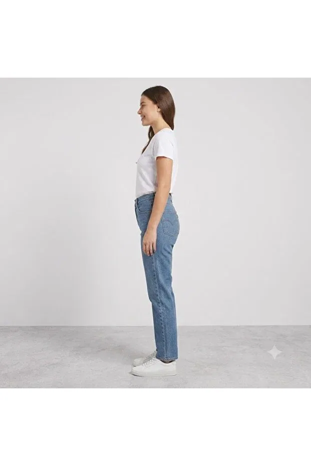 Женские джинсы укороченные 501 crop Levi'S, Blue — фото 2