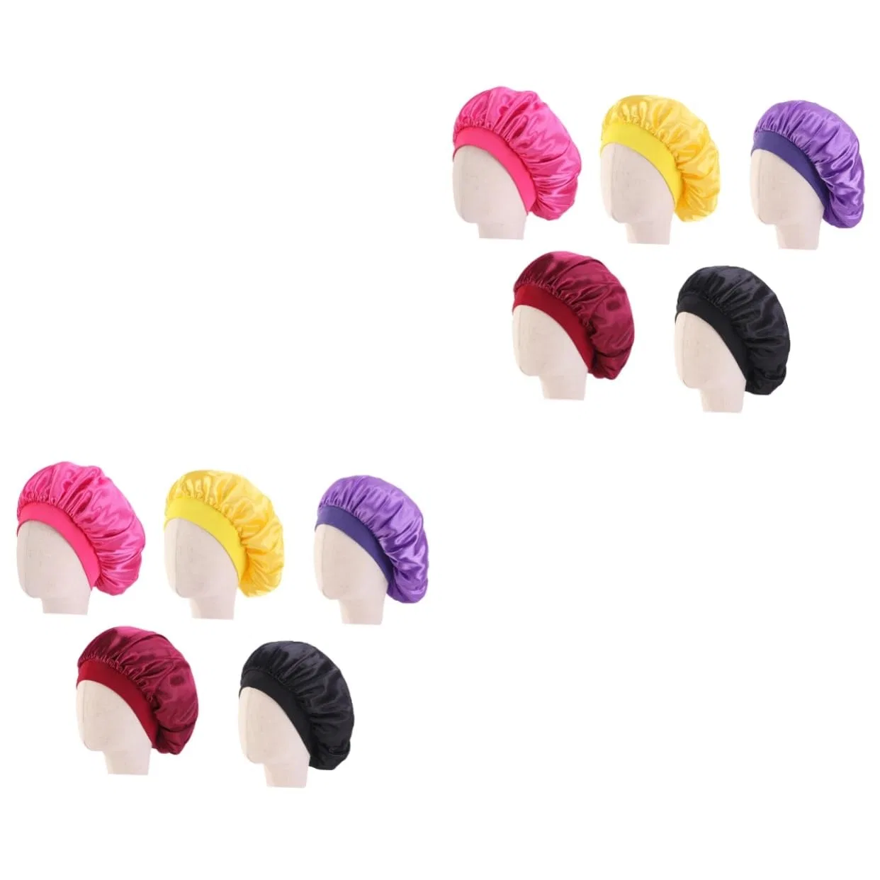 Детский спальный колпак из сатина, набор 2 шт, Angoily, Assorted Colours
