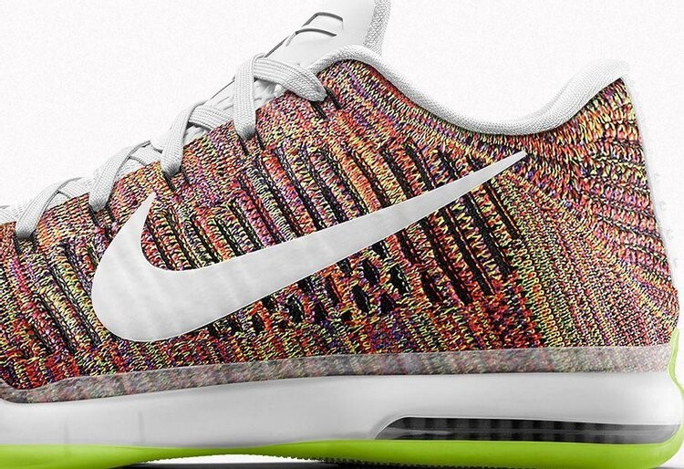 Кроссовки Nike Kobe 10 Elite Flyknit iD, многоцветный — фото 4