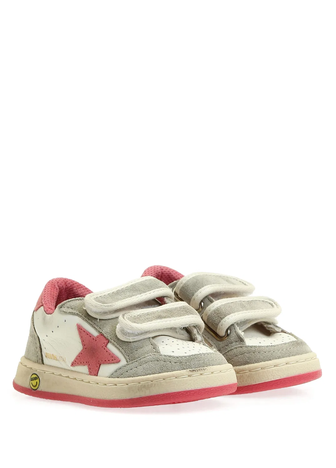 Кроссовки детские Golden Goose Ball Star, Red-White — фото 2