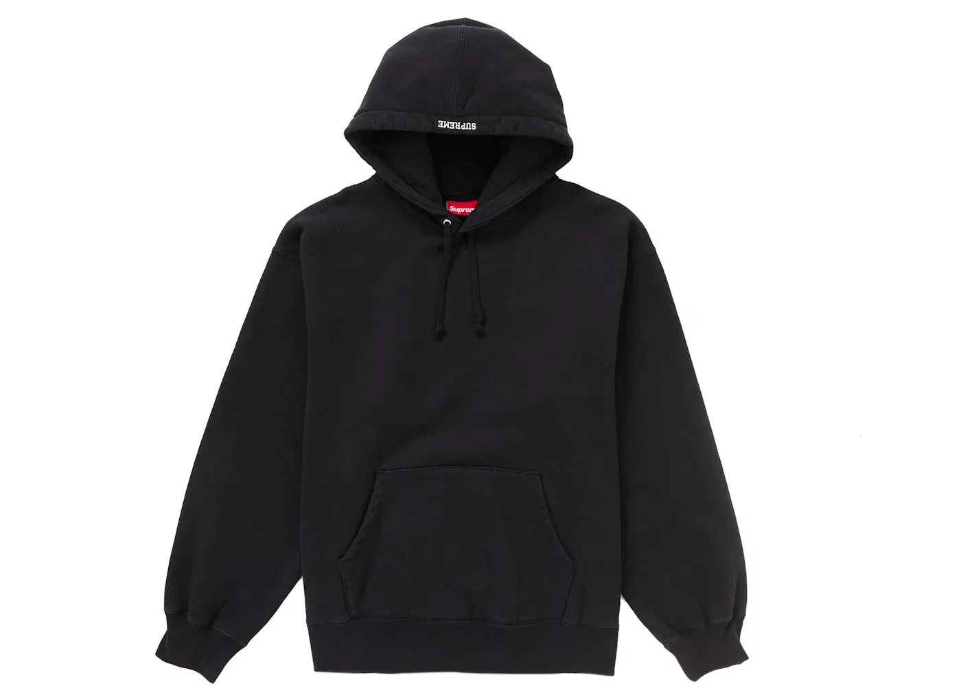 Мужской худи с принтом Supreme Sweatshirt, Black — фото 2