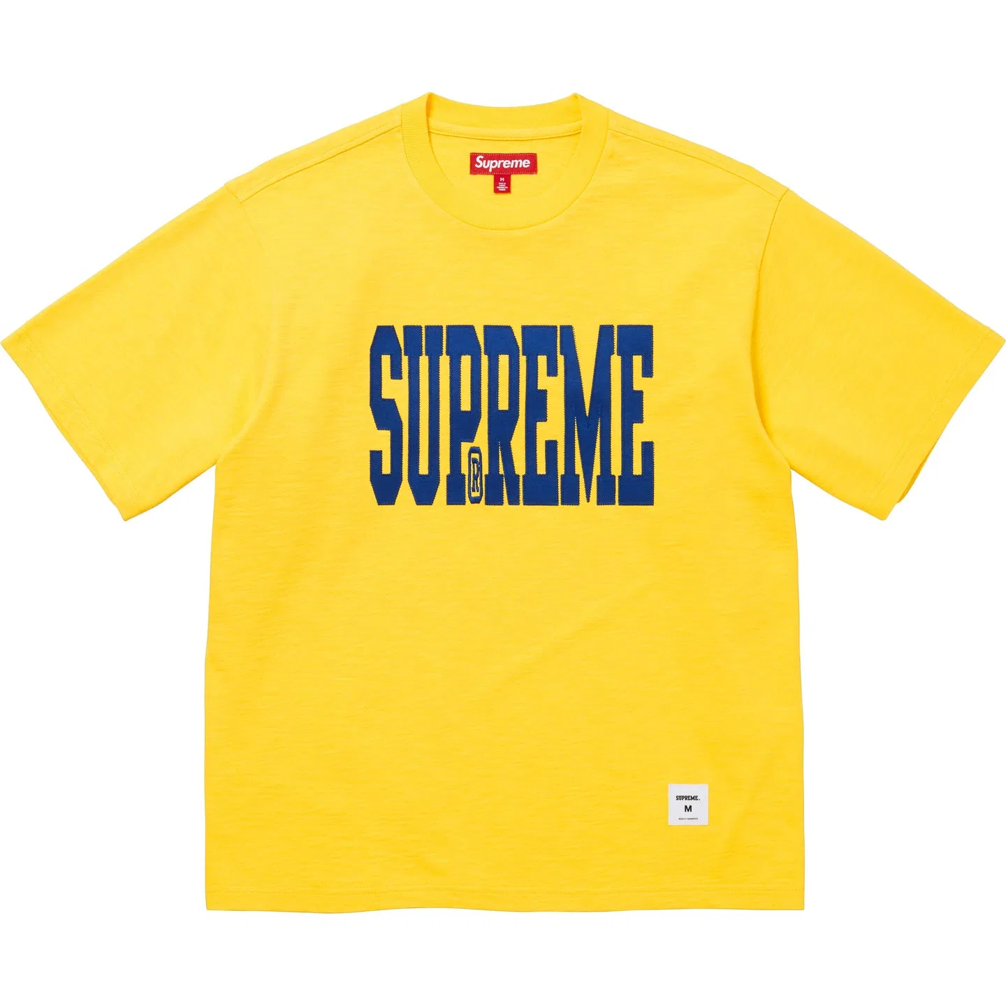 Футболка детская с круглым вырезом FW26 Supreme, Yellow
