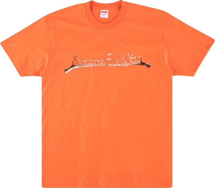 

Футболка Supreme f*ck You Tee 'Orange', оранжевый