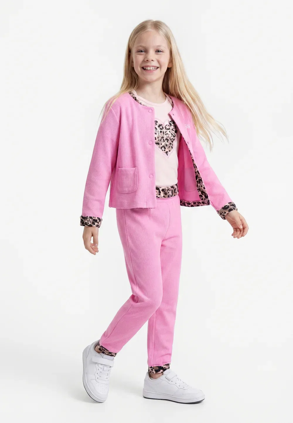 Двусторонний комплект - кардиган Guess, Pink