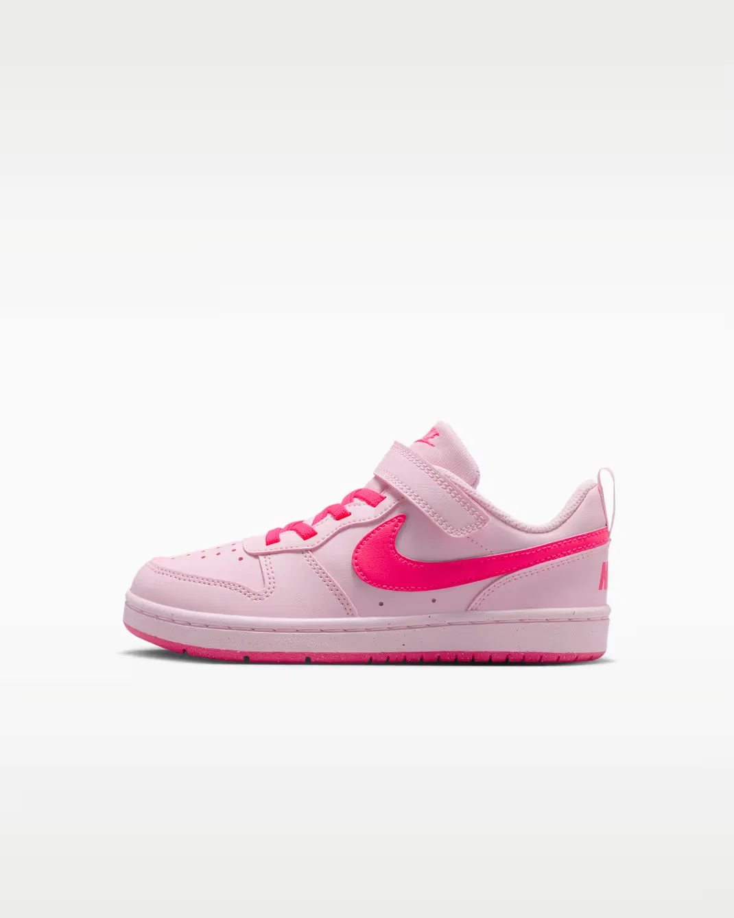 Детская обувь Nike Court Borough Low Recraft, Pink Foam/White/Hyper Pink