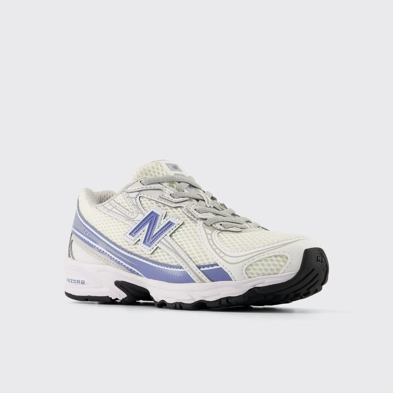 Детские кеды с шнуровкой-резинкой 740 New Balance, Blanco — фото 4