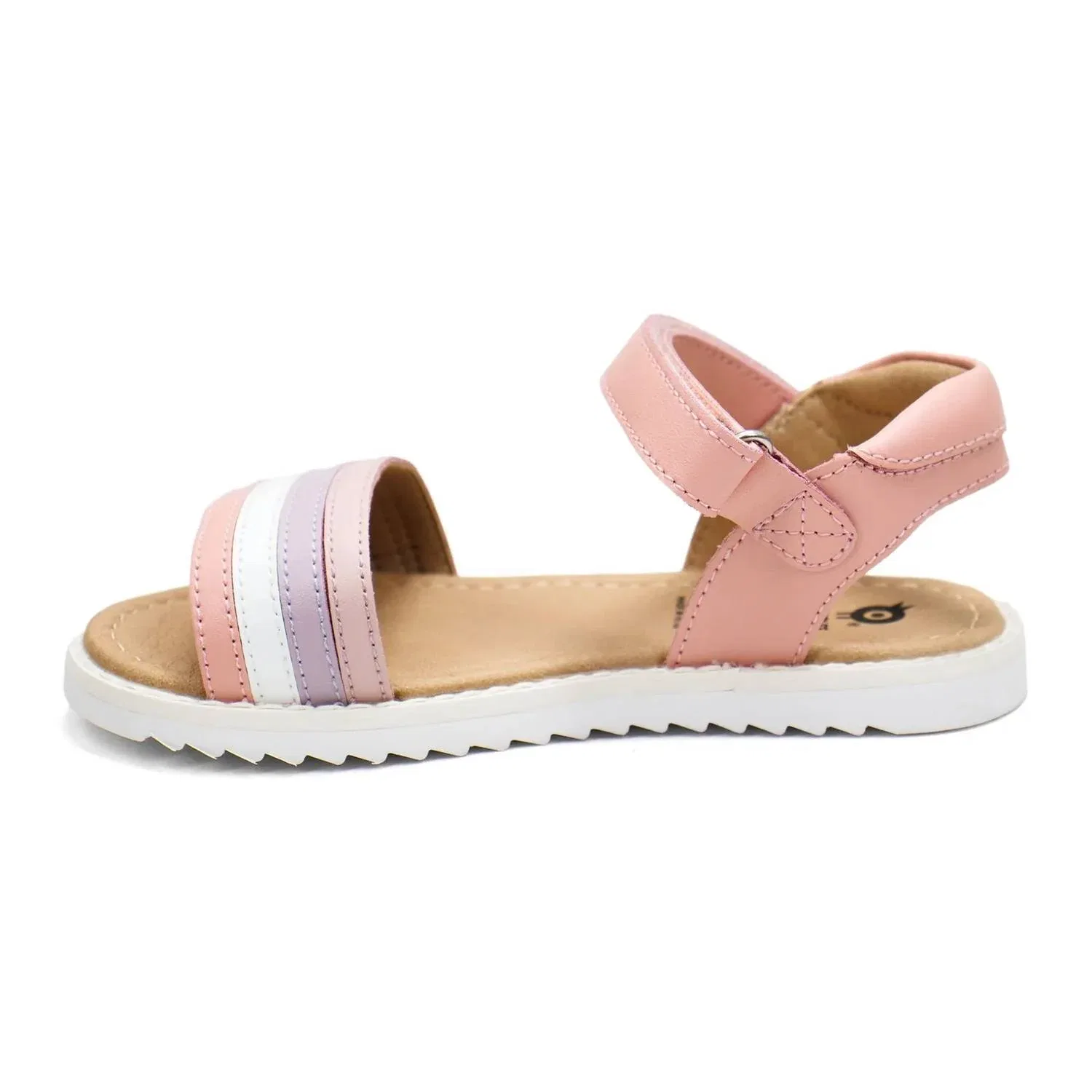 Детские сандалии с открытым носом на липучке Colour Pot Sandals Old Soles, Cipria Snow — фото 2