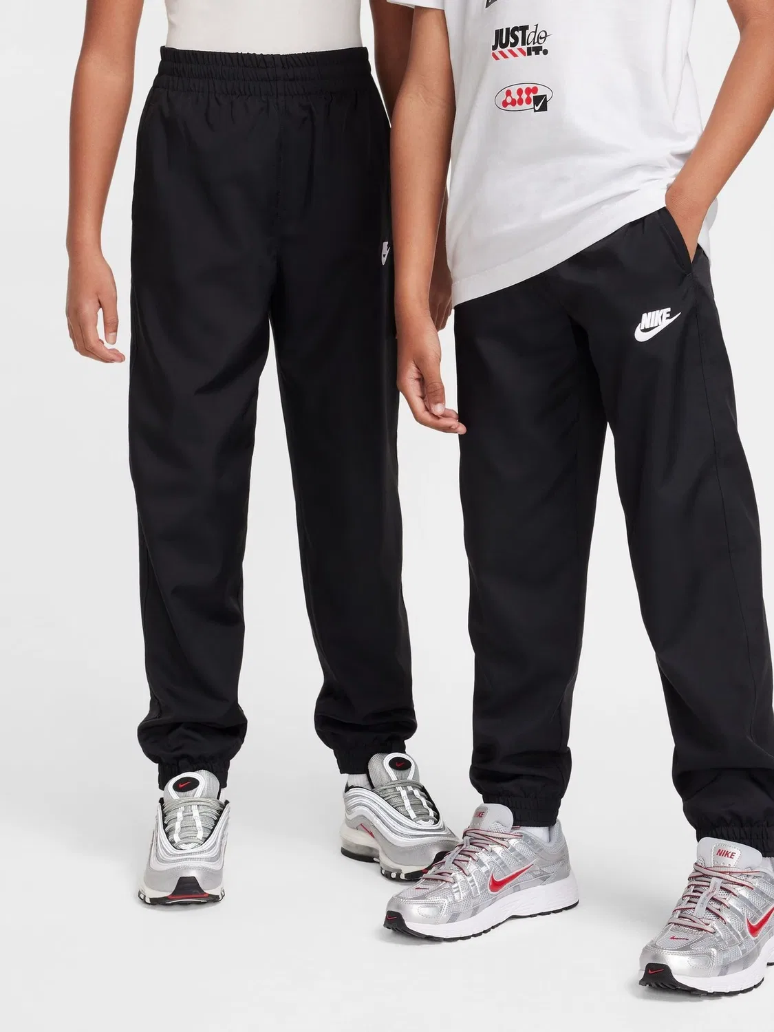 Спортивные штаны Nike Sportswear Club Woven, черные — фото 3
