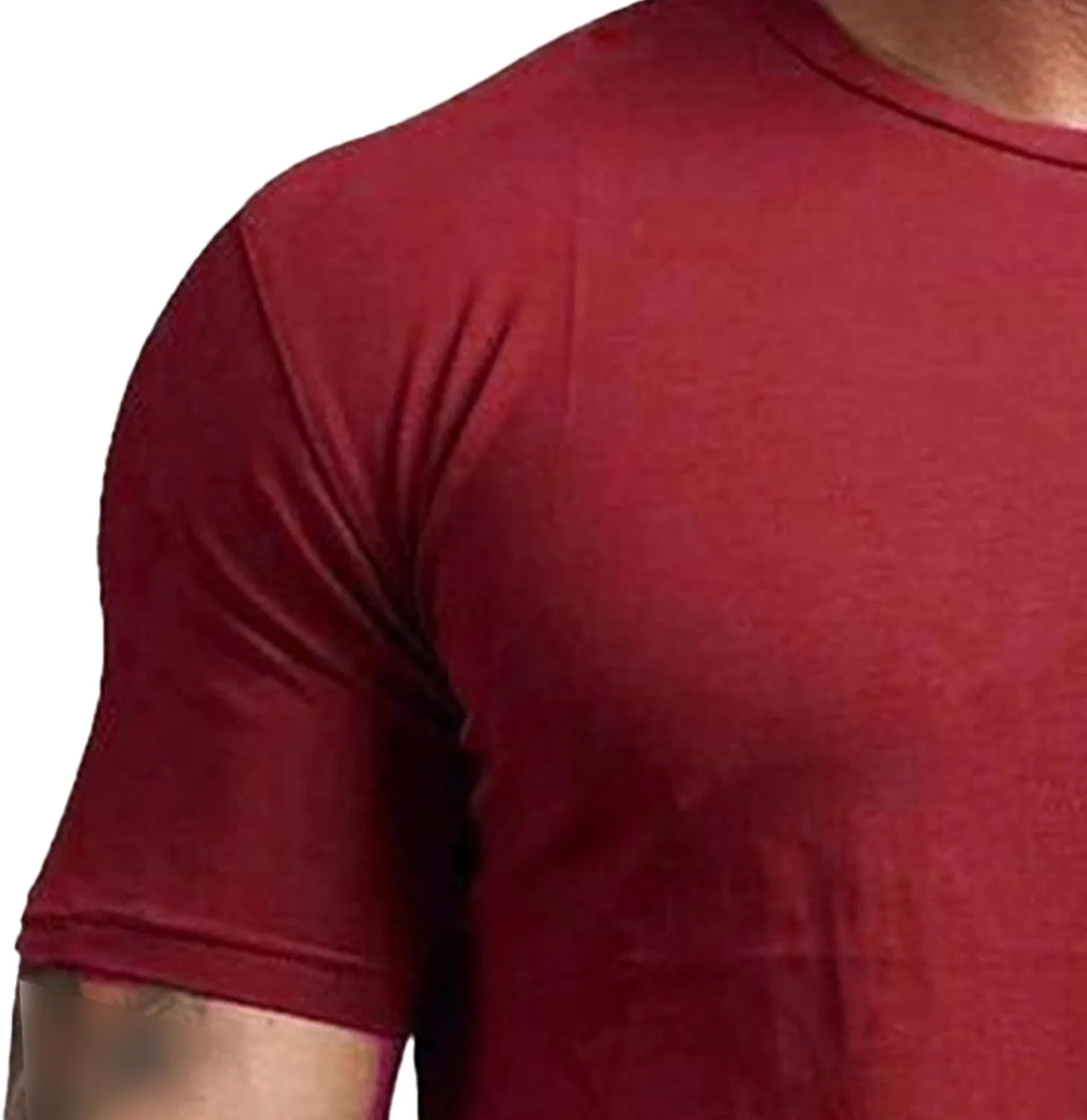 Мужская дышащая футболка с круглым вырезом Athletic, Red — фото 4