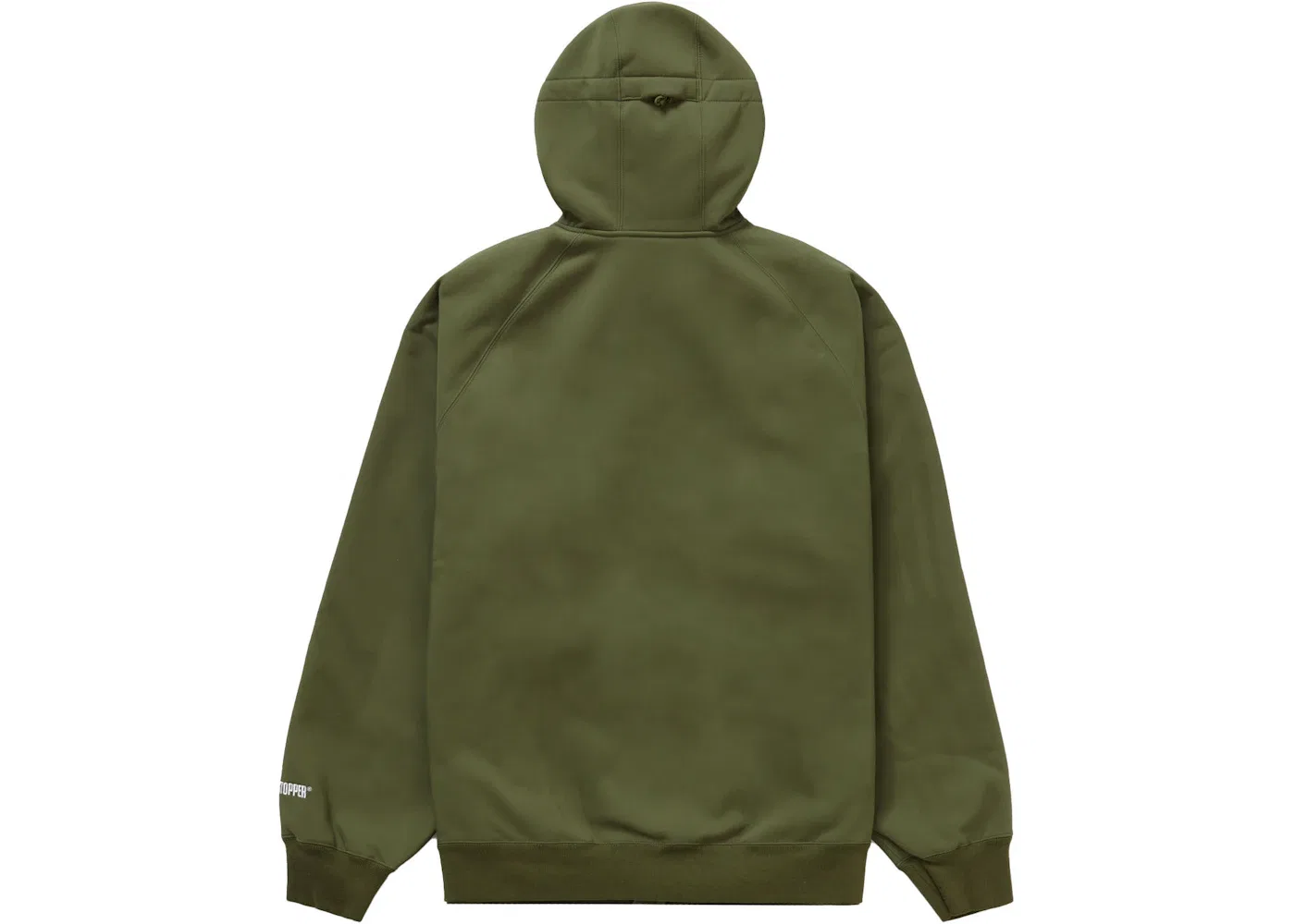 Мужской свитшот с капюшоном на молнии WINDSTOPPER Supreme, Dark Olive — фото 3
