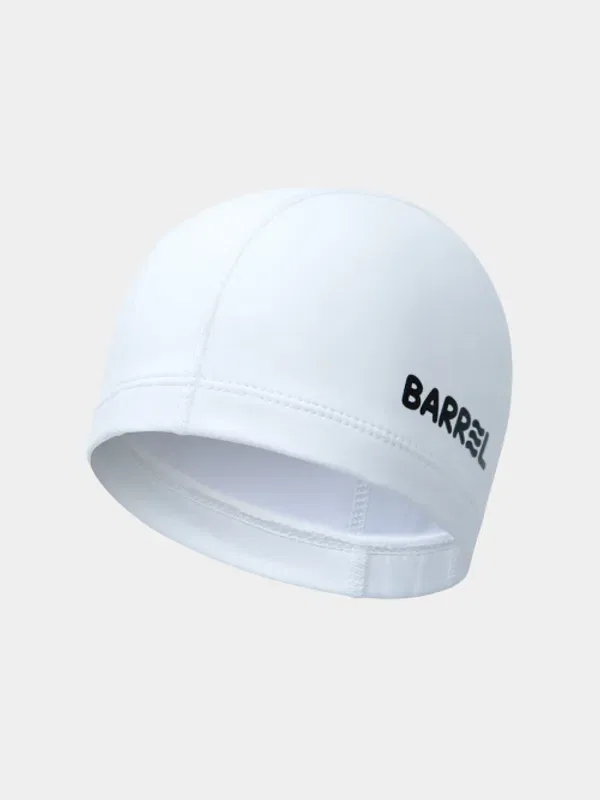 Детская шапка для плавания Basic Silitex, Barrel, белый