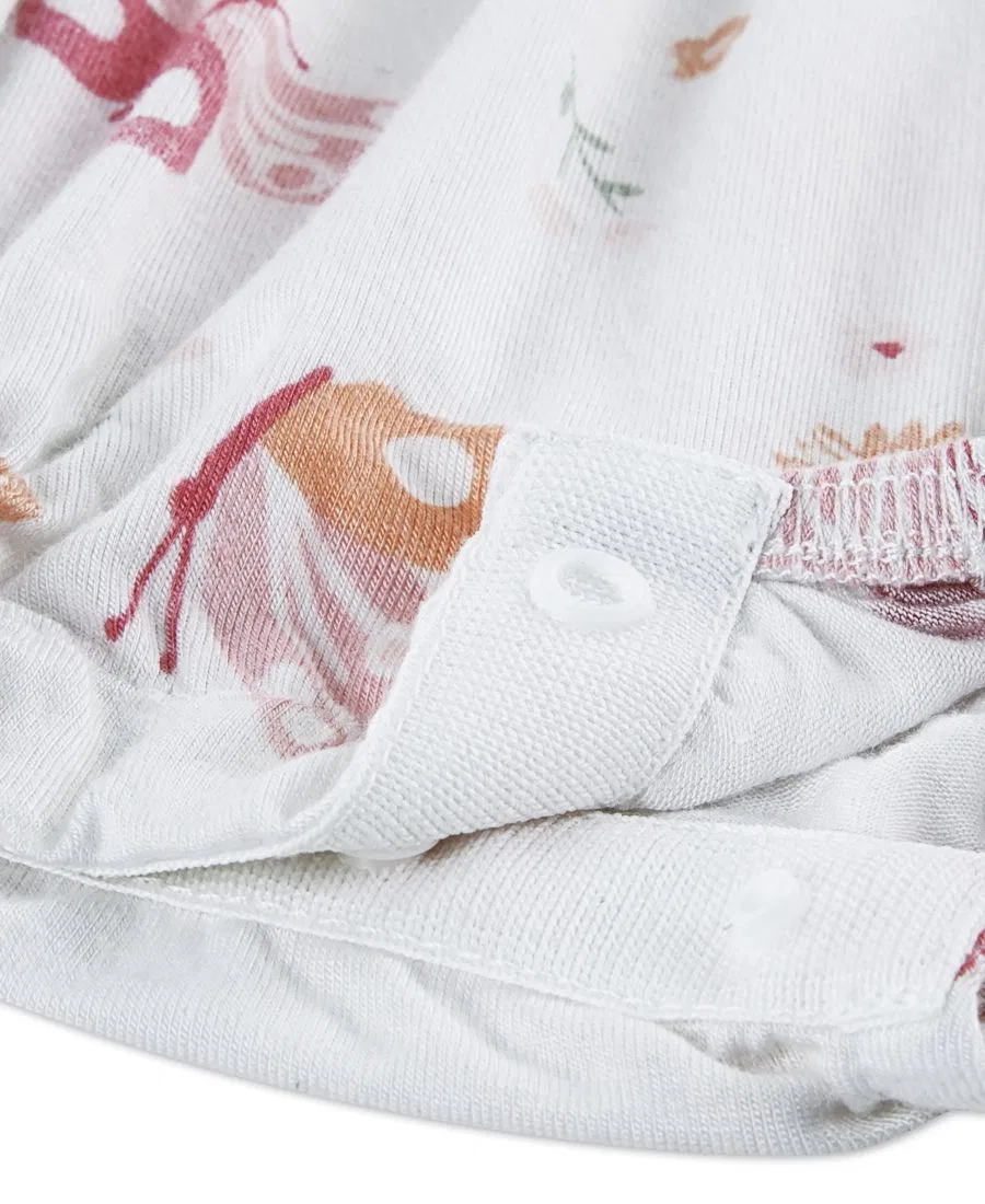 Комплект из 2 боди для девочки с коротким рукавом Huggies, Salmon — фото 4