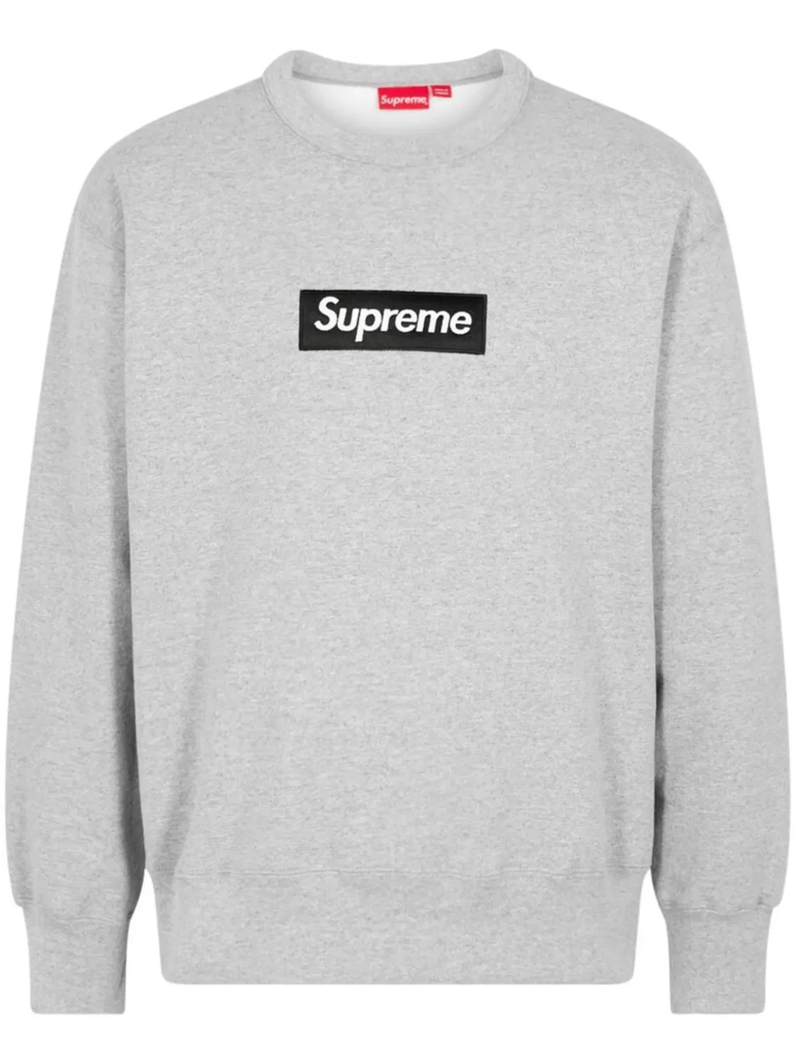 Supreme Свитшот Box Logo серый