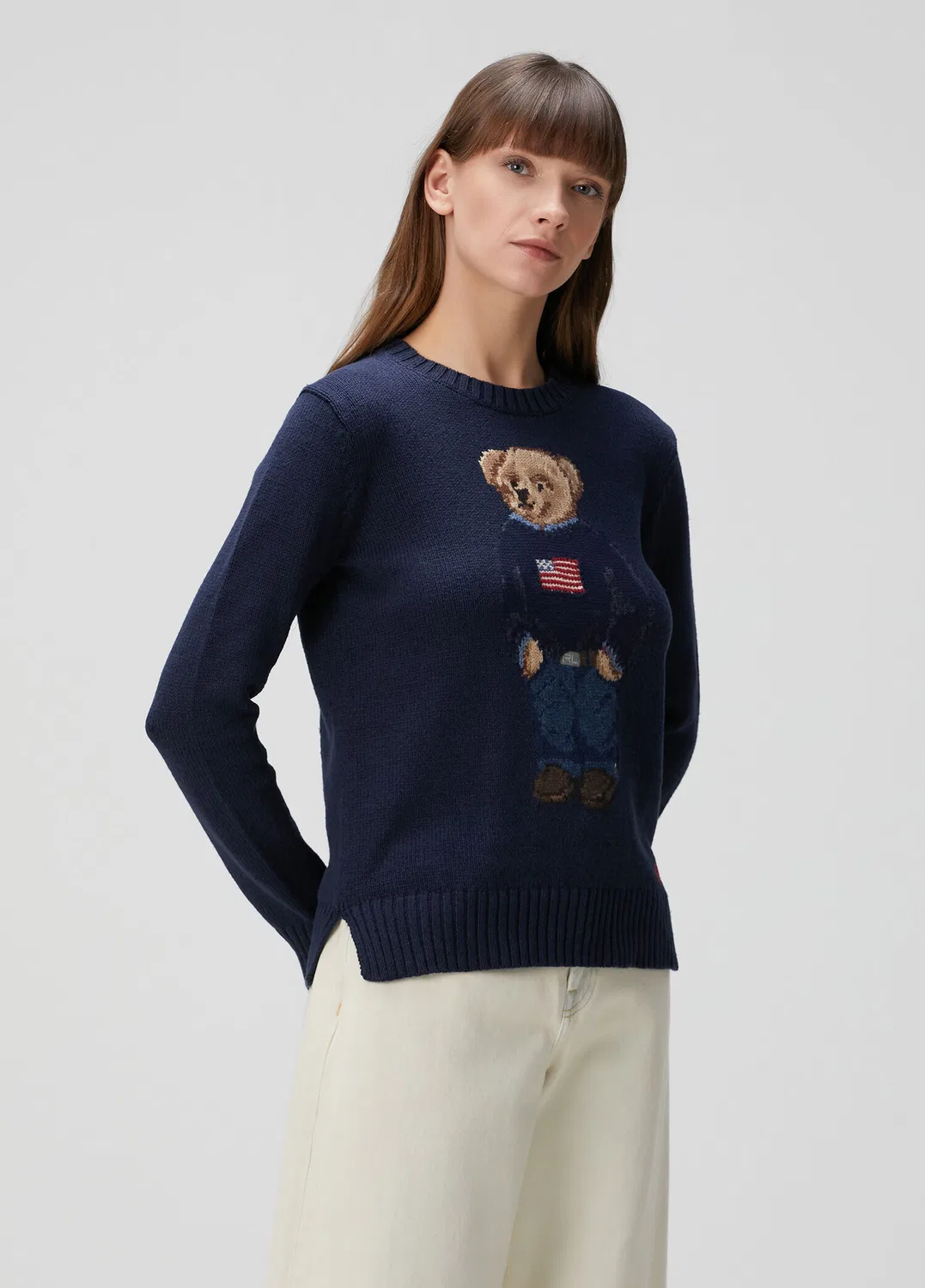 Свитер Polo Bear Polo Ralph Lauren, navy — фото 3