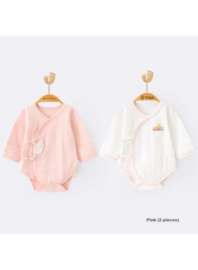 Боди-комбинезон с длинным рукавом комплект Babyprints, розовый — фото 4