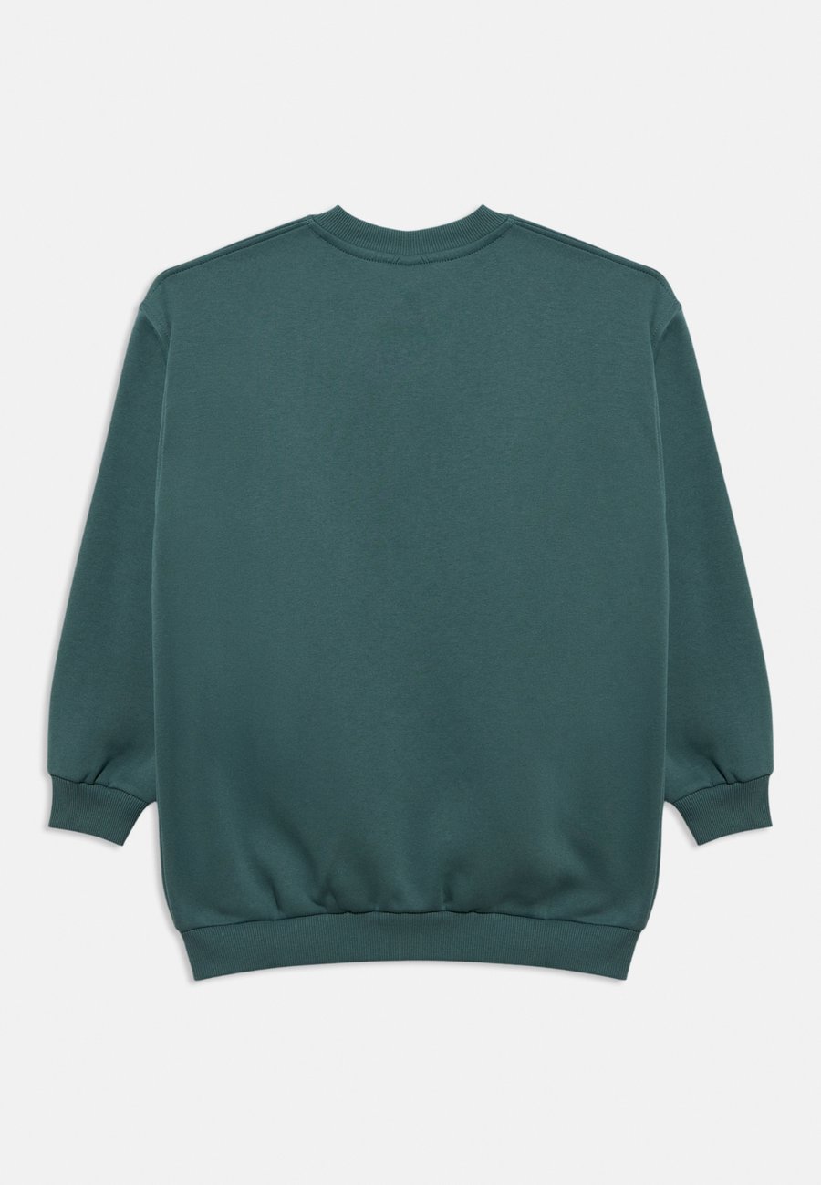 Толстовка Nike Sportswear CLUB CREW UNISEX, Mineral Slate/White/Teal — фото 2