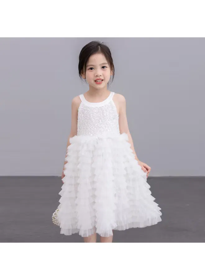 Платье с принтом слоненка Tutu Little Elephant Tu Tu Xiao Xiang, белый