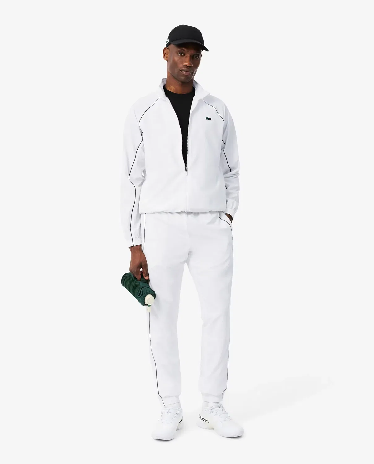 Брюки-джоггеры Lacoste водоотталкивающие, мужские, Negro — фото 4