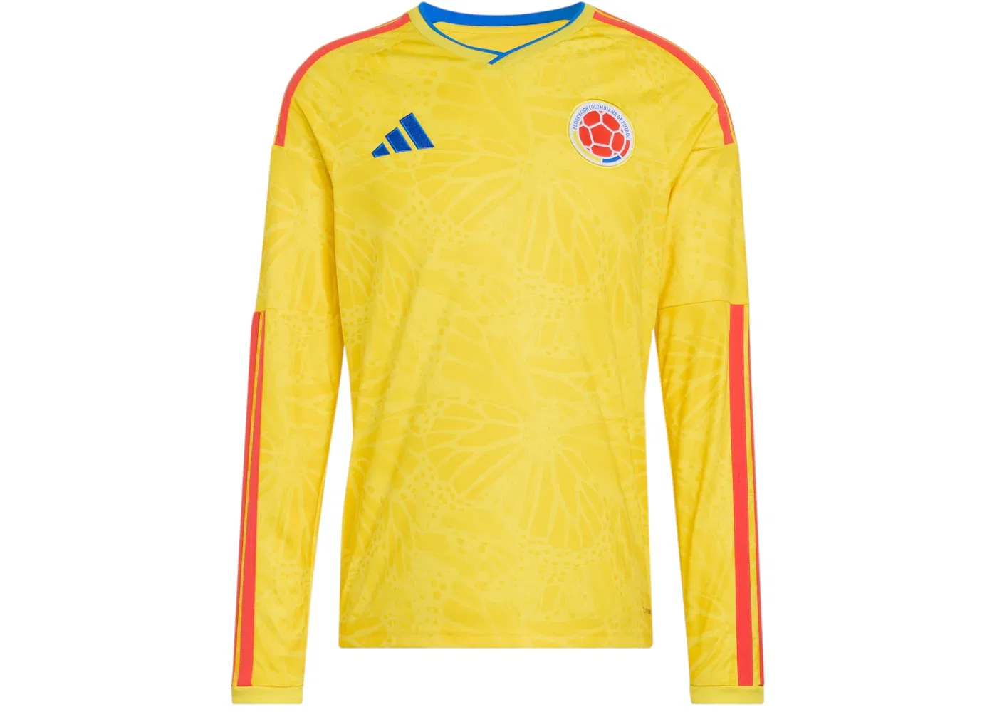 Мужская футболка с длинным рукавом Adidas Colombia 26 Home Jersey, Impact Yellow