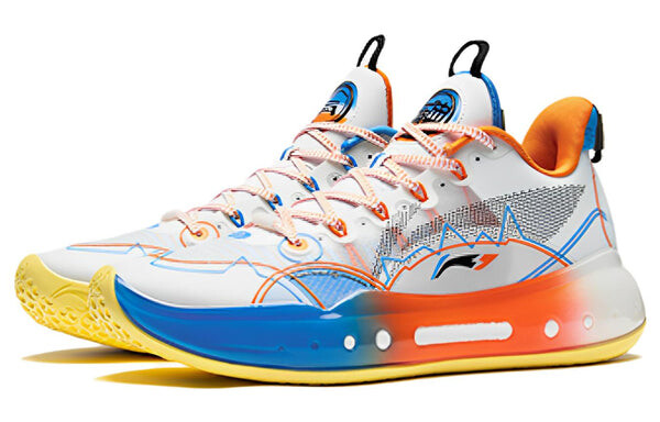 Кроссовки yushuai 14 низкие Li-Ning, белый — фото 4