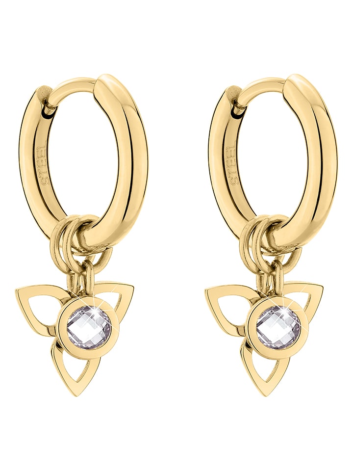 

Серьги-кольца с драгоценными камнями Tamaris