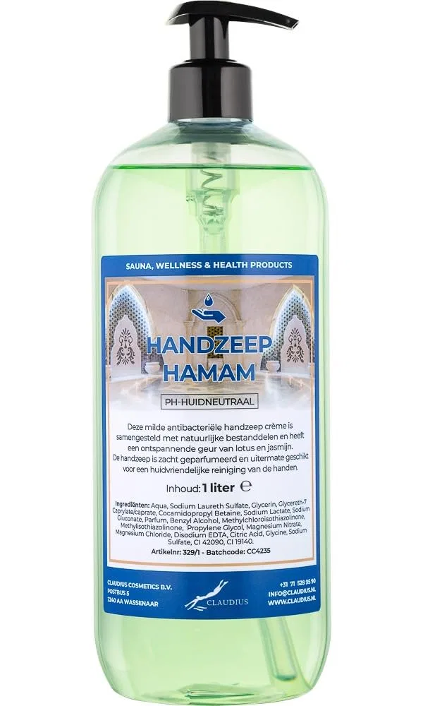 Жидкое мыло для рук Hamam Claudius, 1 л с насосом