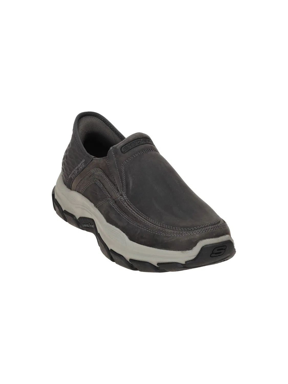 Тапочки 'Skechers RESPECTED Schuhe grau SLIP-INS 204810' Skechers, Grey — фото 3