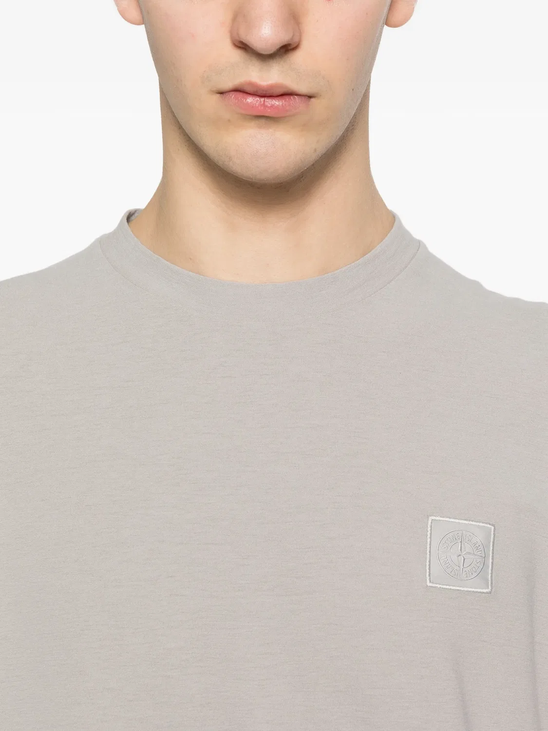 Stone Island Футболка с круглым вырезом, серый — фото 2