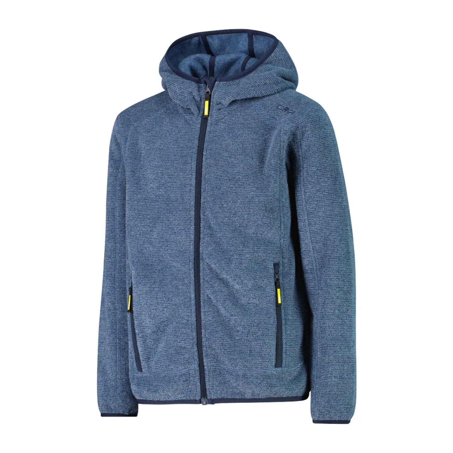 Детская флисовая куртка с капюшоном Kid Jacket Fix Hood Cmp, Konigsblau — фото 3