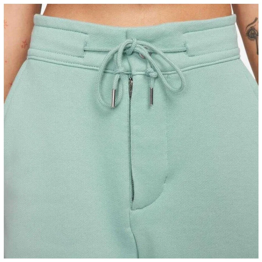 Шорты спортивные из флиса с регулируемым поясом Nike Sportswear Fleece Ft Short, Зеленый — фото 4