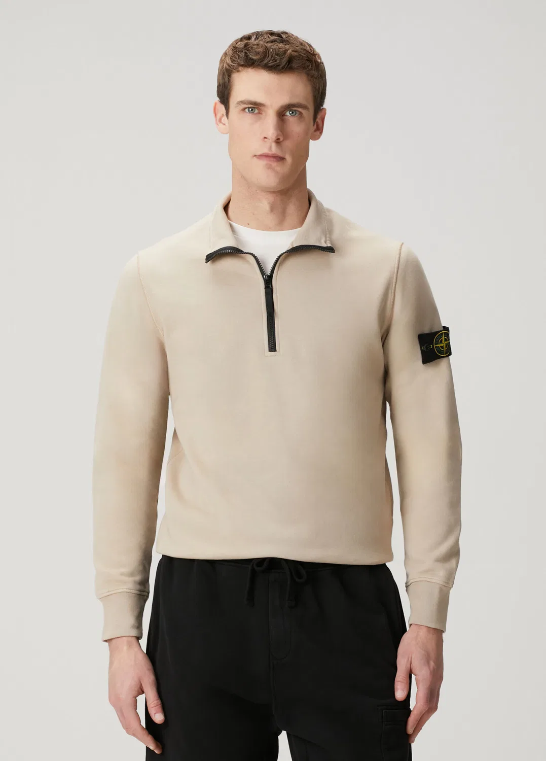 Свитшот Stone Island, бежевый