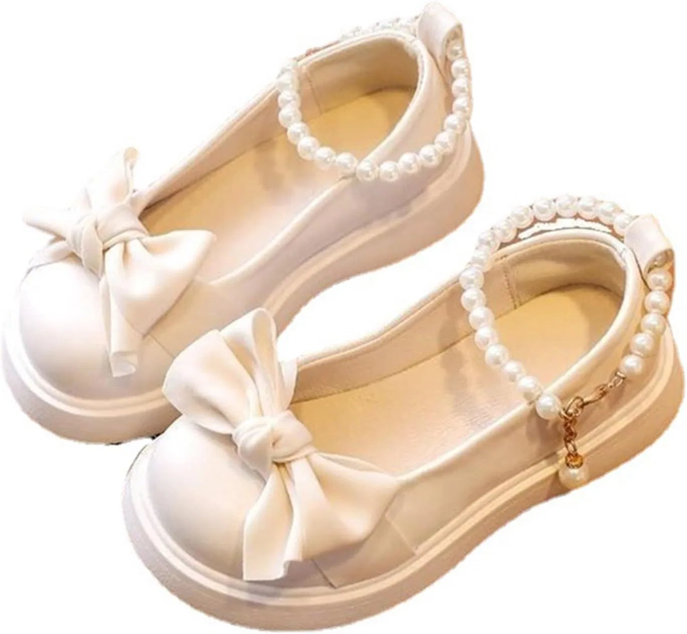 Детские кеды для девочек с бантом Fashion Spring Summer Toe Solid Color Bowknot Children Casual Shoes Anime Ikevan, White