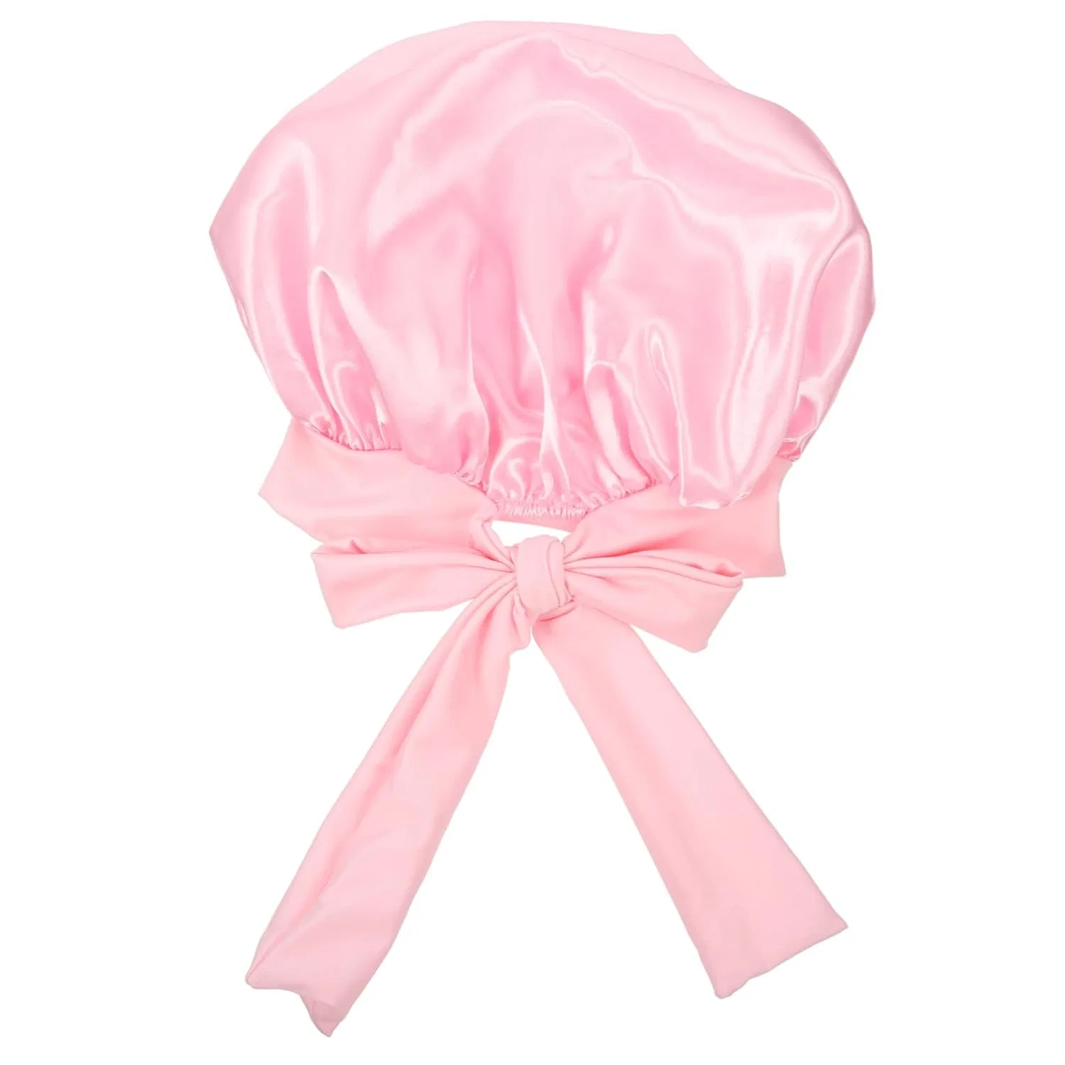 Шапочка для душа Satin, Healvian, 4 шт, 31x31 см, Розовый