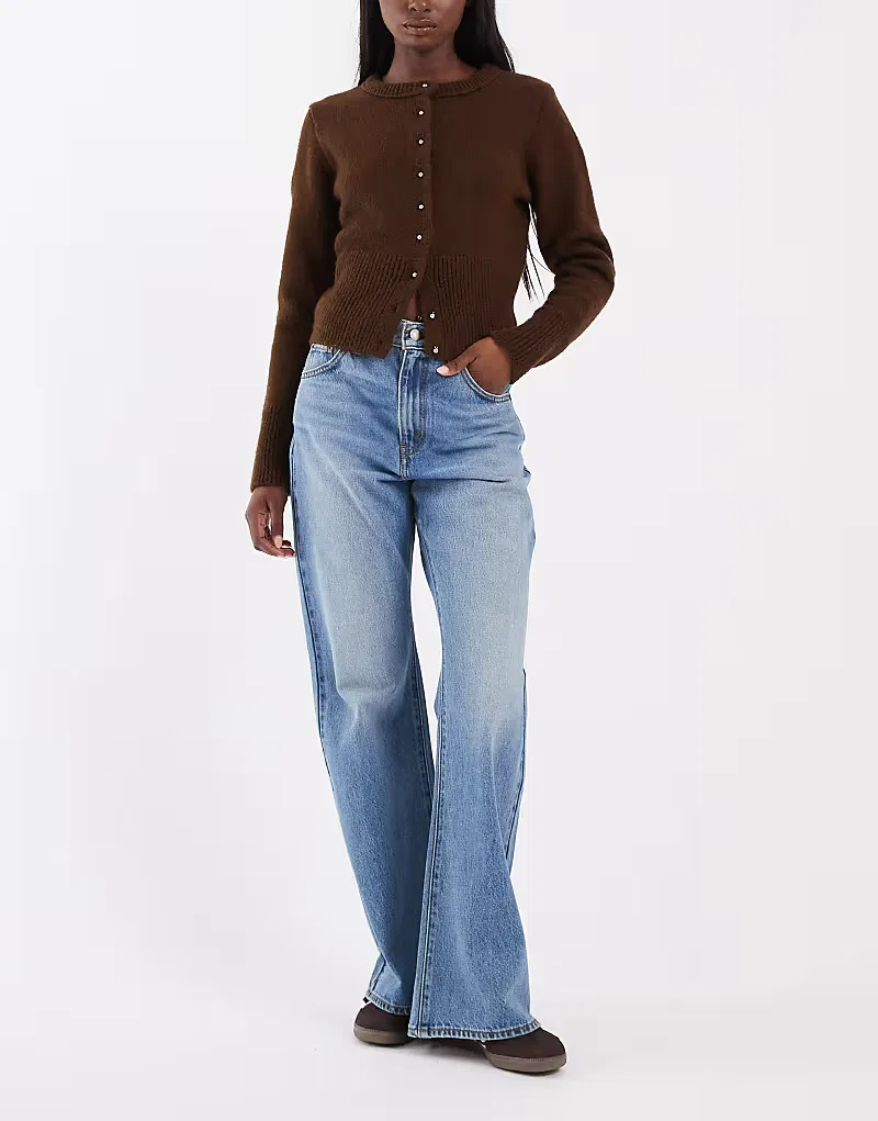 Джинсы Levi's с расклешенными штанинами, синие