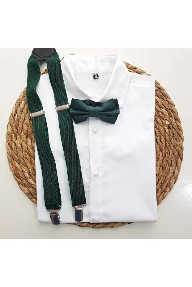 Детская рубашка для мальчиков джинсовая Cool Partyshop, Emerald Green