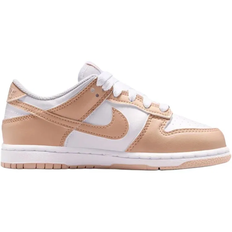 Детские кеды с низким верхом для скейтбординга White/Light Brown Nike — фото 3