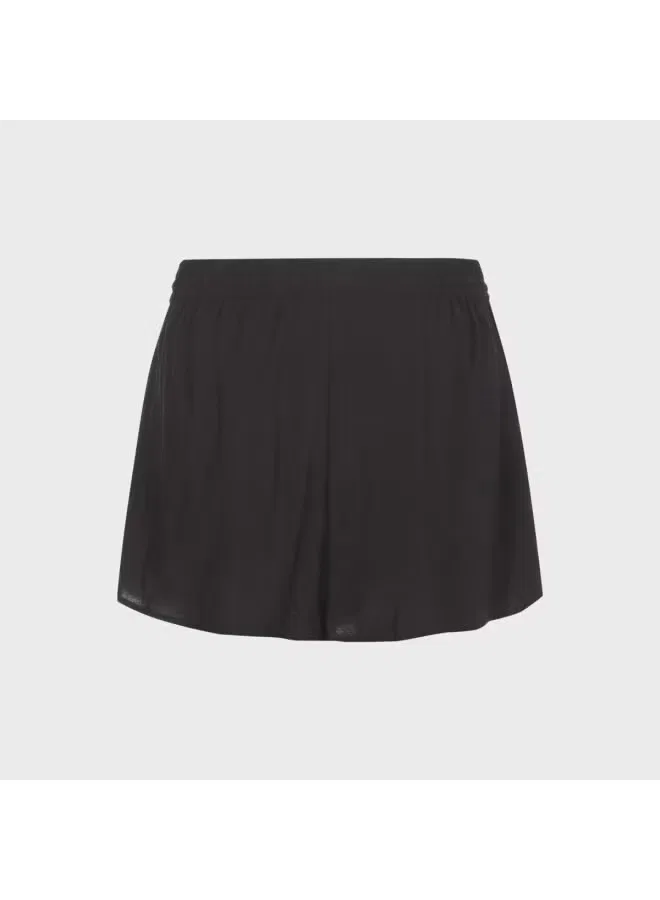 Шорты-бермуды прямые свободного кроя Zara, черный — фото 3