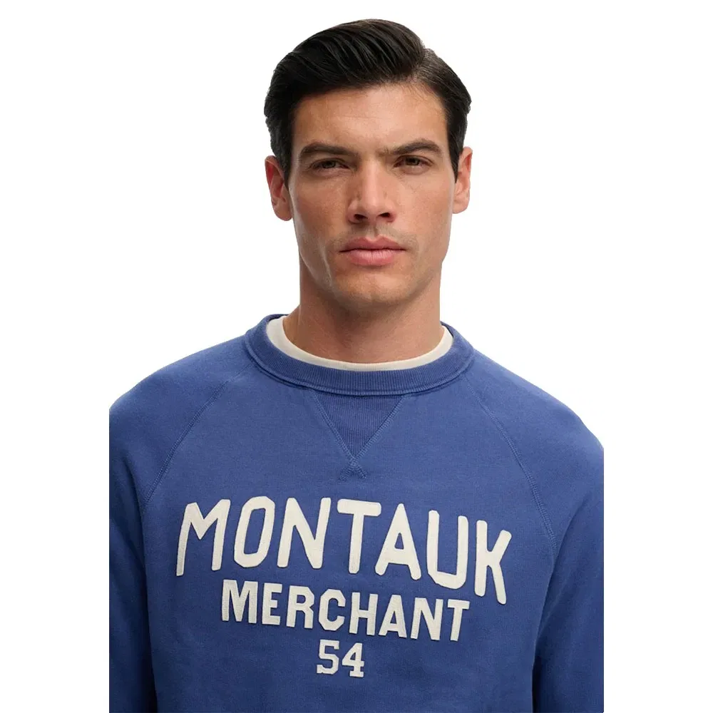 Свитшот Vintage Applique Superdry, синий — фото 4