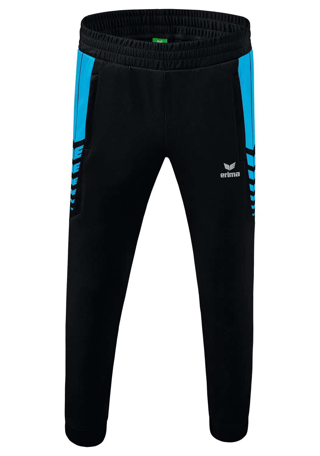 Детские спортивные штаны Six Wings Erima, Schwarz Lupinenblau