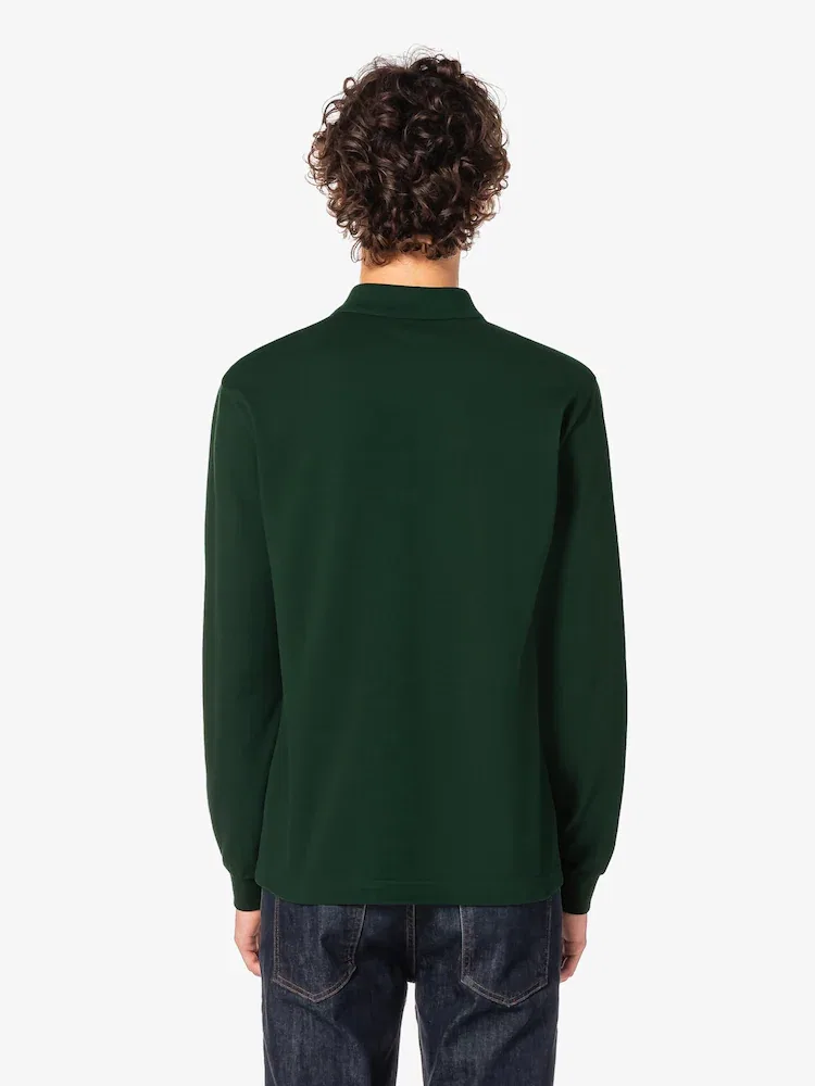 Футболка поло French Regular Fit LACOSTE, Green — фото 3