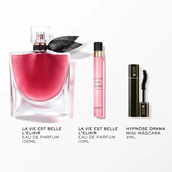 Набор Ланком La Vie Est Belle Elixir: парфюмерная вода 100 мл лосьон для тела 50 мл мини-тушь 2 мл Cofre La Vie Est Belle Elixir 100ML | 1UD Lancôme — фото 2