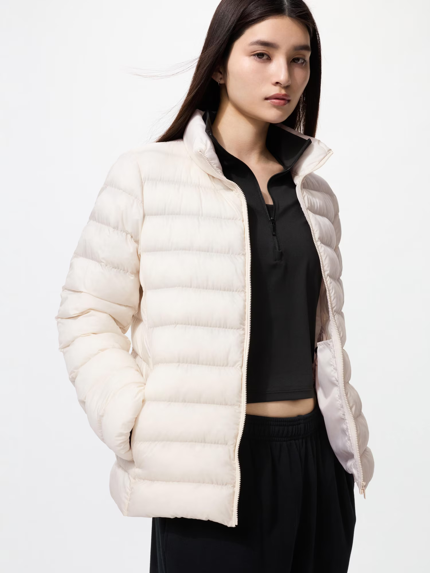 Куртка Uniqlo PuffTech, 01 белый