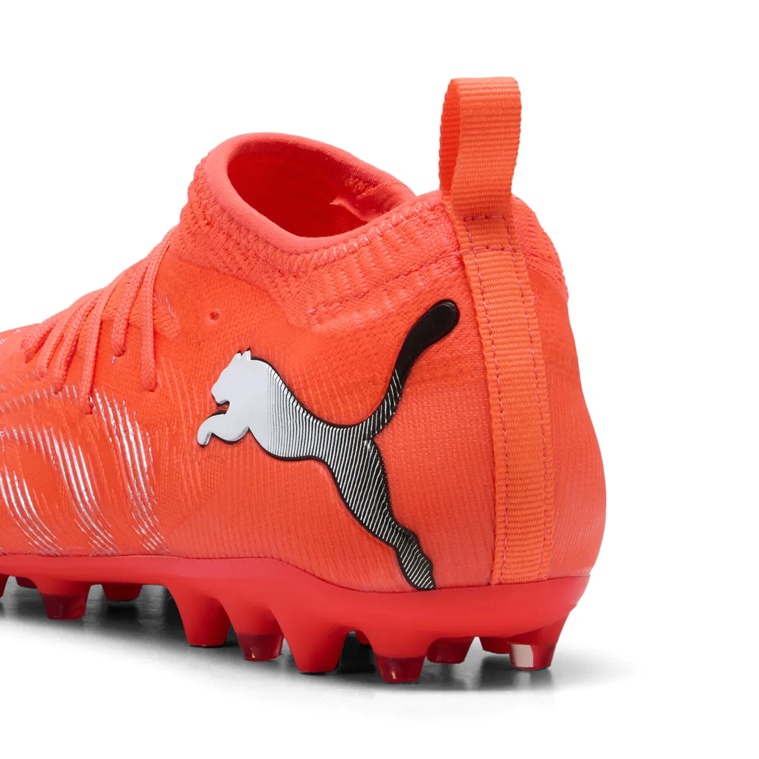 Детские футбольные бутсы с системой FUZIONFIT360 PUMA, Glowing Red/White/Black/Silver — фото 2