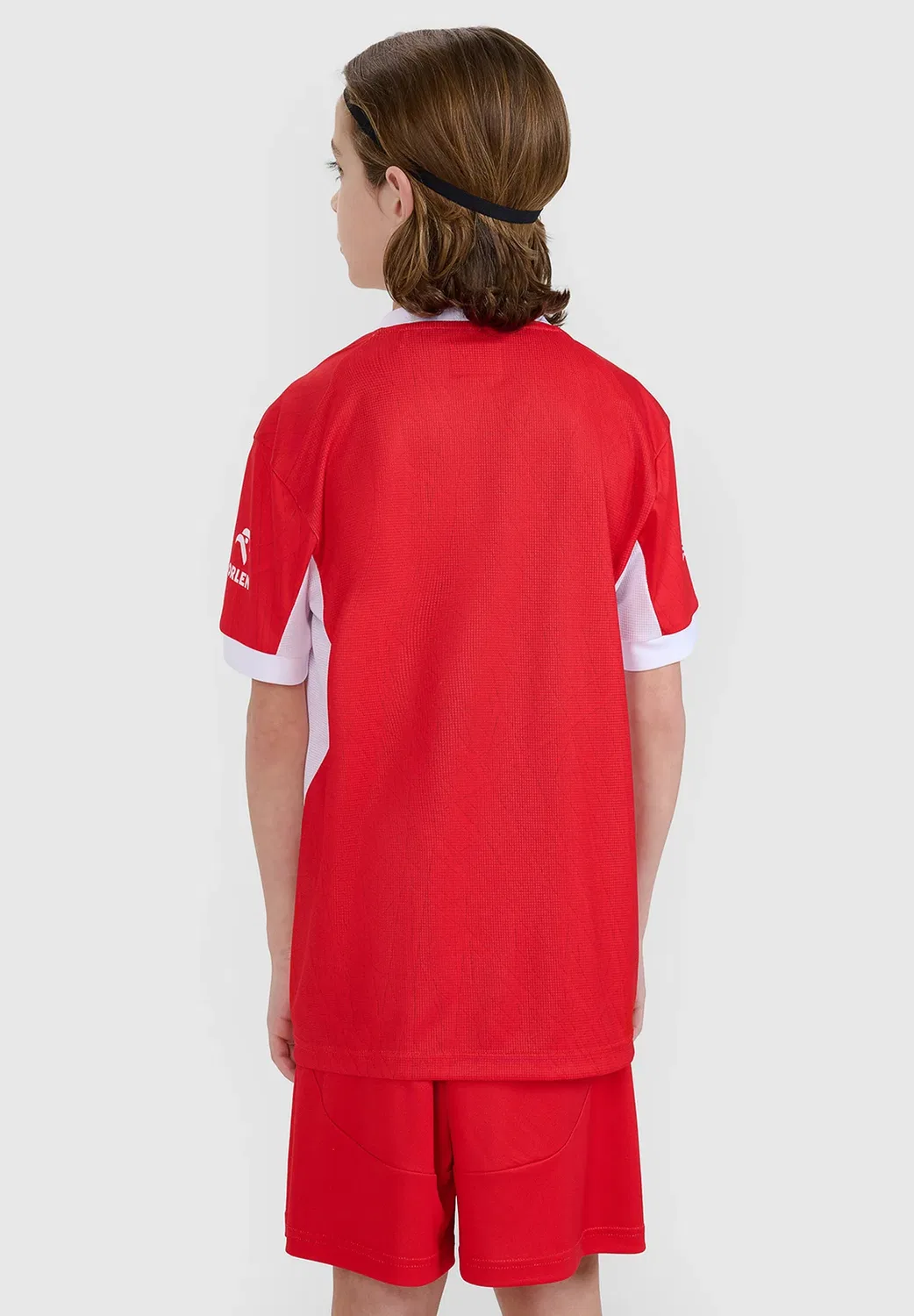 Koszulka meczowa dziecięca x polska siatkówka - спортивная футболка 4F, Red — фото 3