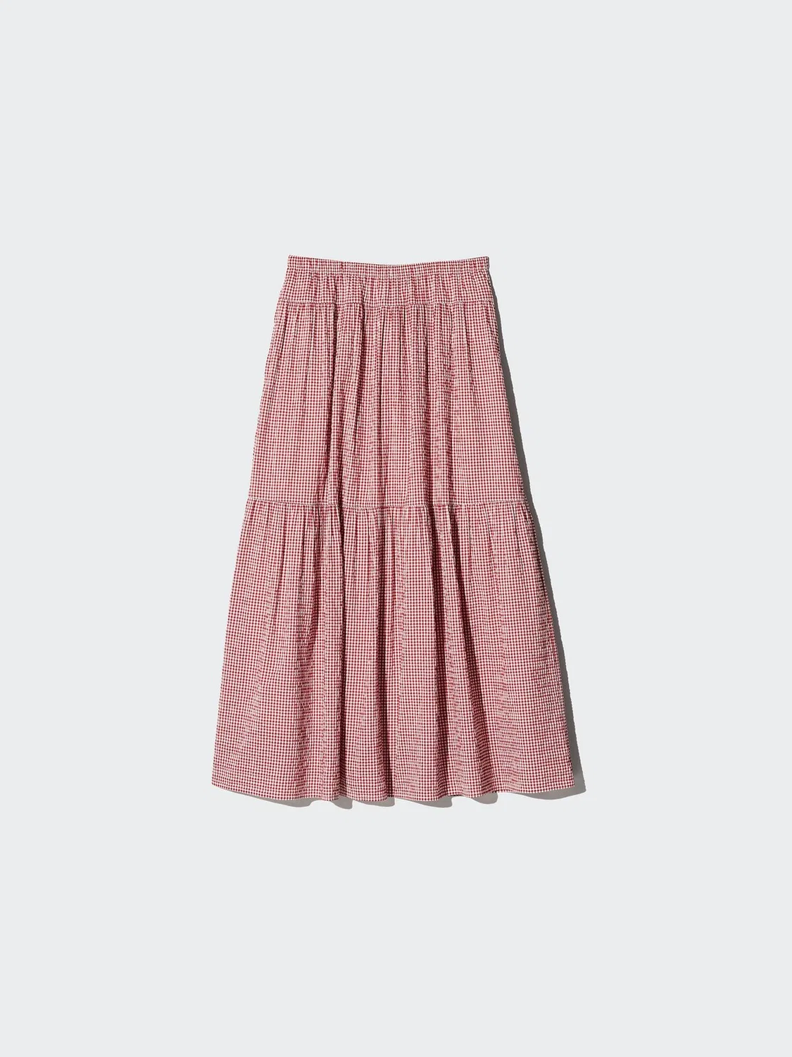 Юбка Uniqlo, макси, в клетку — фото 3
