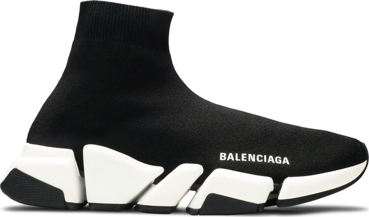 

Кроссовки Balenciaga Wmns Speed 2 Trainer Knit Black White, черный